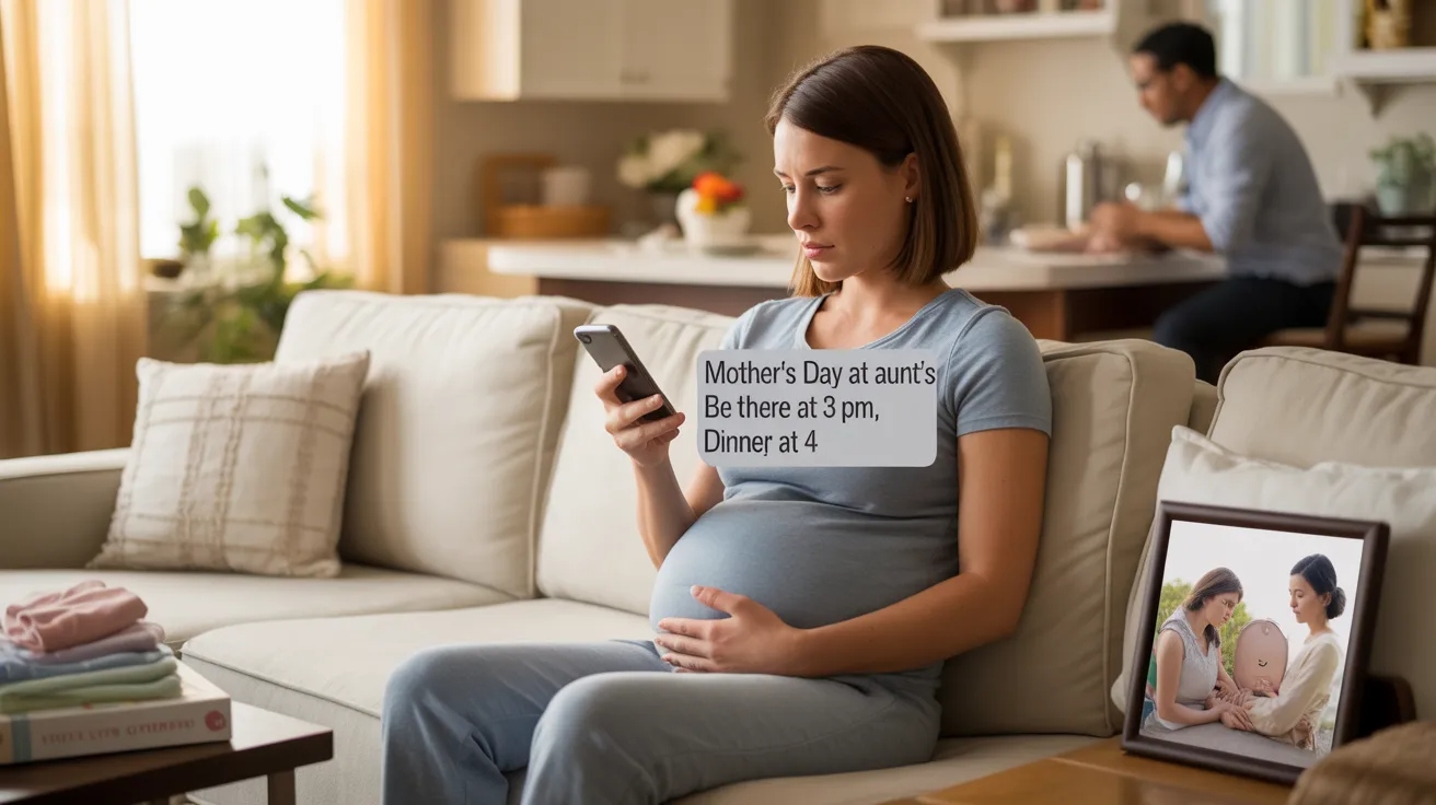 She Keeps Planning Mother’s Day Without Asking. Now, With a Baby on the Way, It Finally Feels Like Too Much