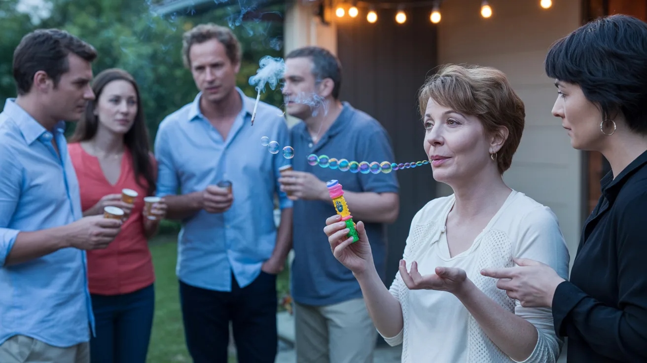 She Brought a Bubble Cigarette to Join the Smokers, and Now Her Family Says She Owes an Apology