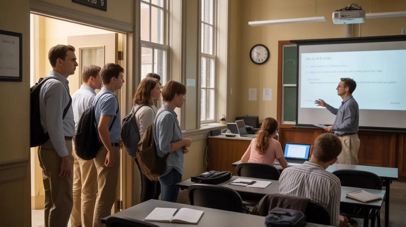 He Started His Class on Time, Even Though Another Professor Refused to Leave the Room