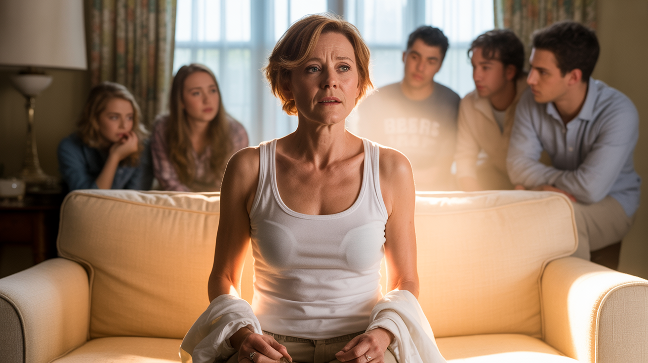 Mother Accused Of "Lying" About Her Symptoms After Removing Shirt In Her Own Home