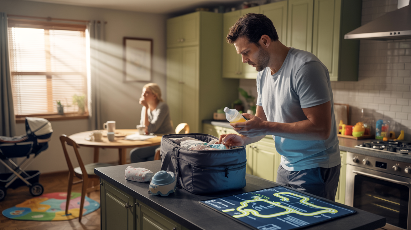 Tired Father Proposes A Logical Schedule Swap, Still Can't Beat An Unexpected Emotional Reality