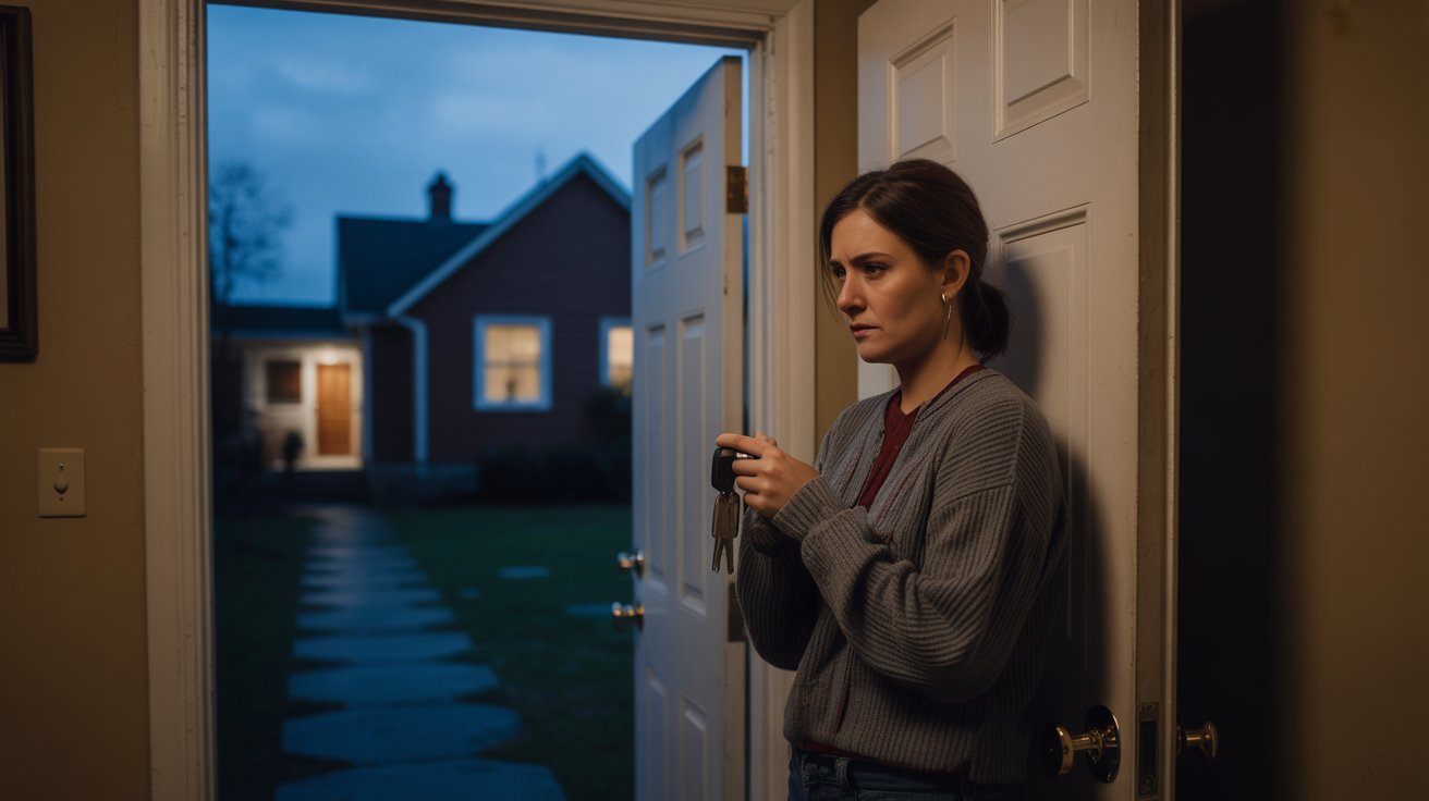 She Left After Her Husband Choked Her, Then He Died, and Now She’s Carrying the Weight of It All