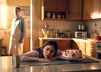 Father Accuses Daughter Of Being Selfish For Not Sacrificing Her Health To Bake Two Cakes