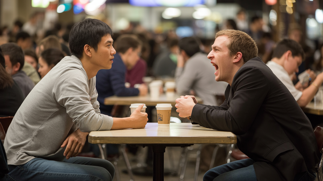 Man Insulting His Friend's S__ual Performance After They Made A Racist Joke About Him