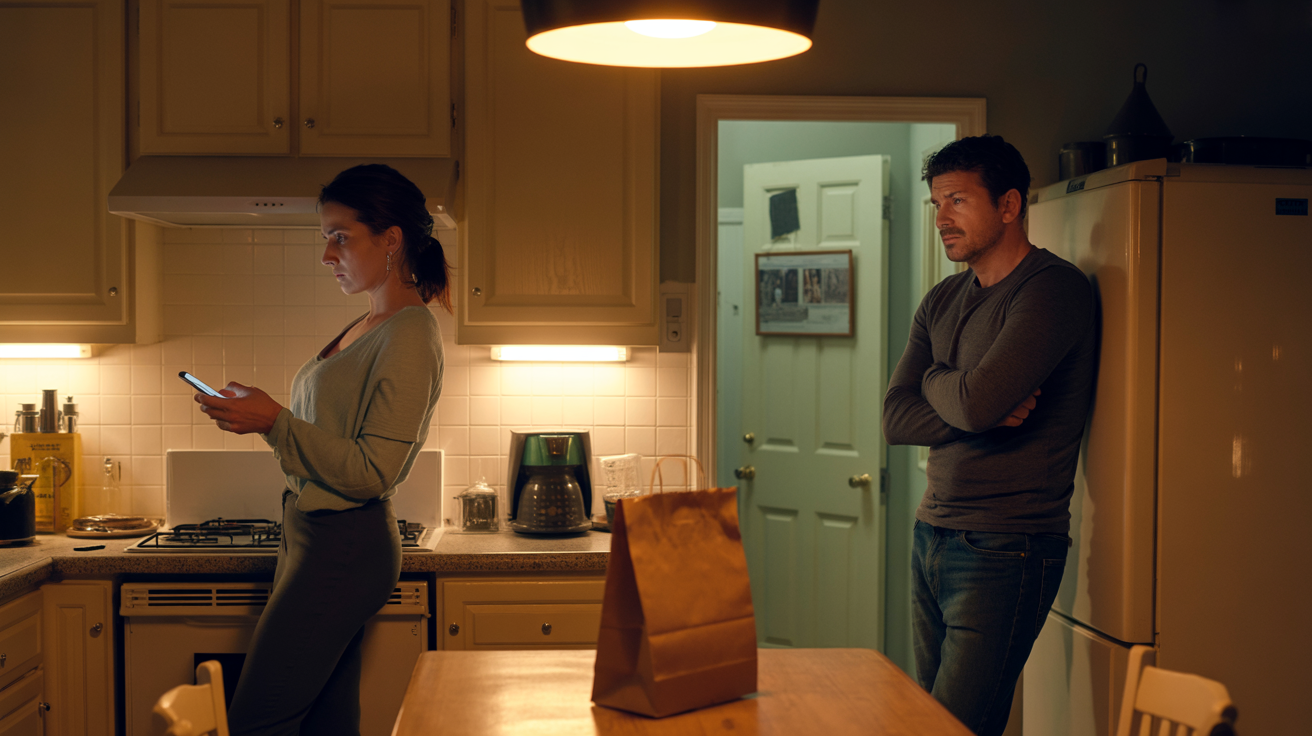 Wife Delivers Lunch To Her Husband But Finds An Empty Desk And Lies