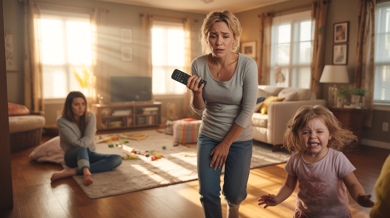 Woman Refuses To Yield During Toddler Meltdown But Faces Stern Family Backlash Woman Refuses To Yield During Toddler Meltdown But Faces Stern Family Backlash