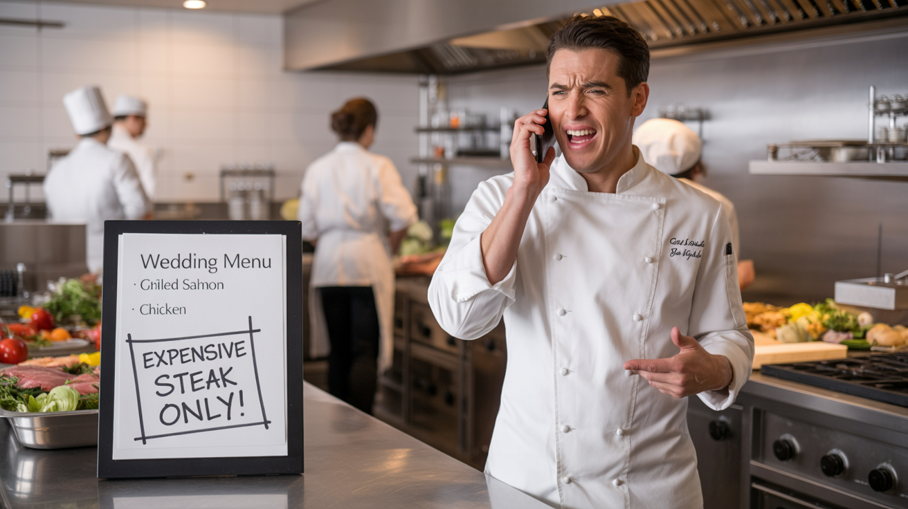 Wedding Guest Demands Custom Steak, Bride Serve Him With A Cold Dish Of Reality Check