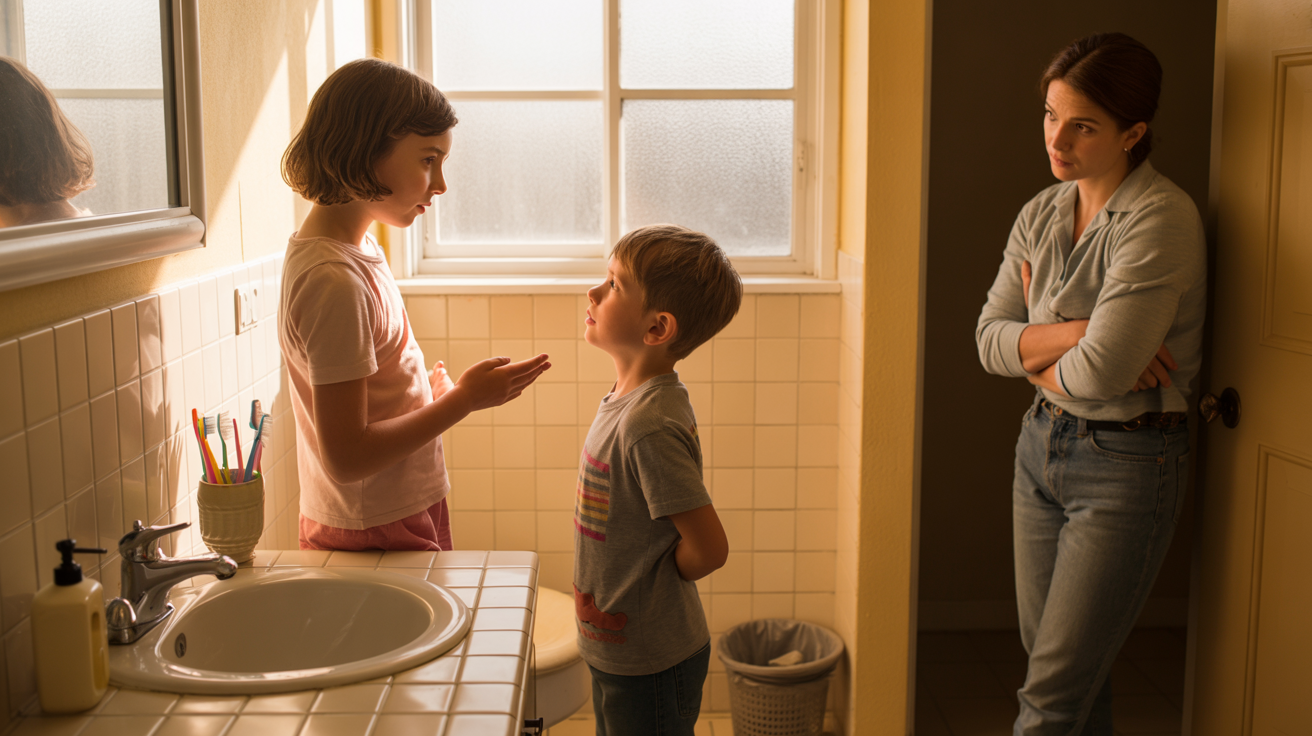 Stepmom Defends Open Bathroom Talk After Grandma Freaks Out Over Young Son