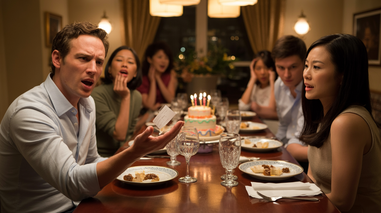 A Husband Storms Out Of His Sister Birthday Party After Shocking Translation Demand At The Table