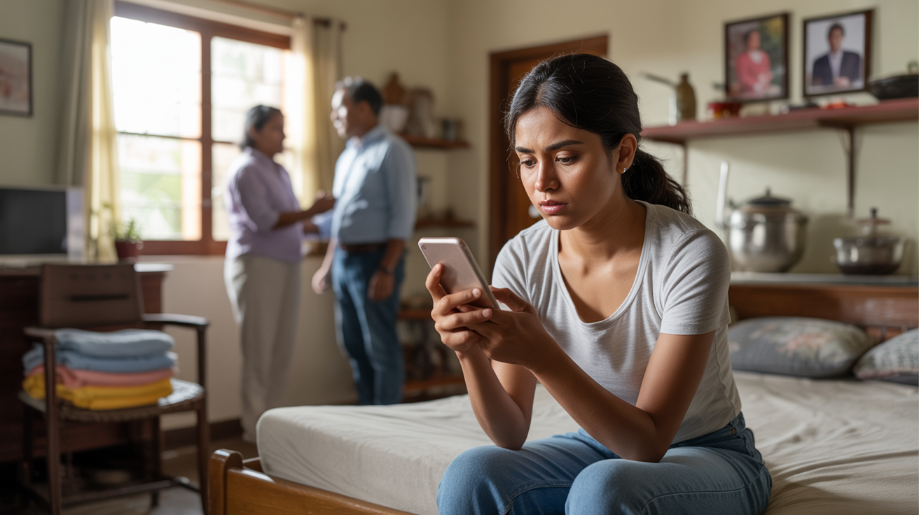 Wife Secretly Tracks Husband Choosing His Mother Over Her In Family Home