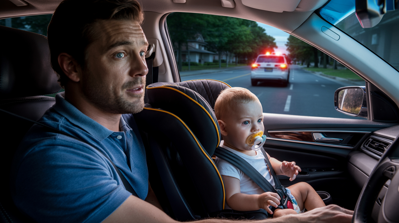 Dad Uses Crying Baby In Car To Escape Traffic Ticket At Night