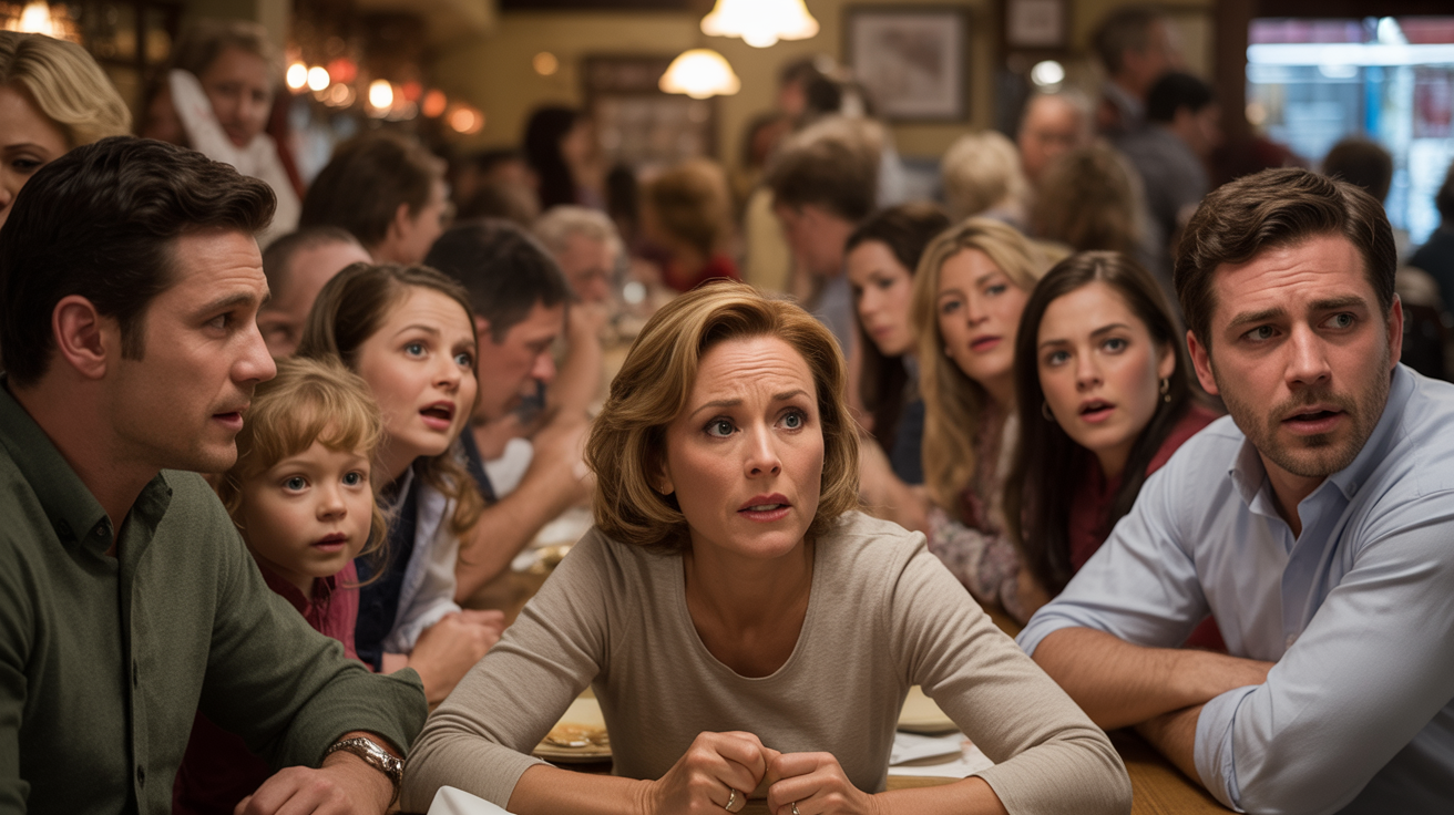 Wife Calls Out Husband Loudly At Family Dinner After Years Of "Tasering"