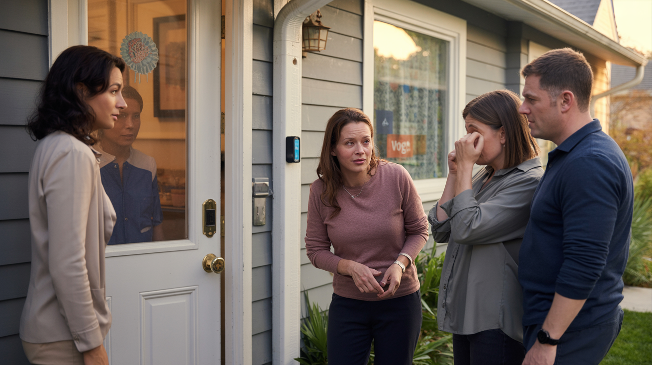 Homeowner Refuses Strangers Entry To Self-Claimed 'Former' House