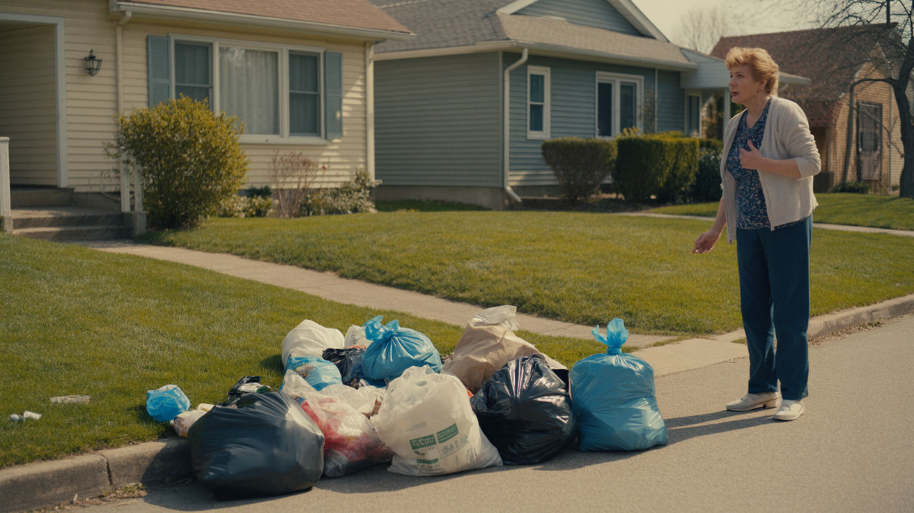 Careless Neighbor Dumps Trash Bags With Personal Clues, Eventually Gets Involved With Authorities