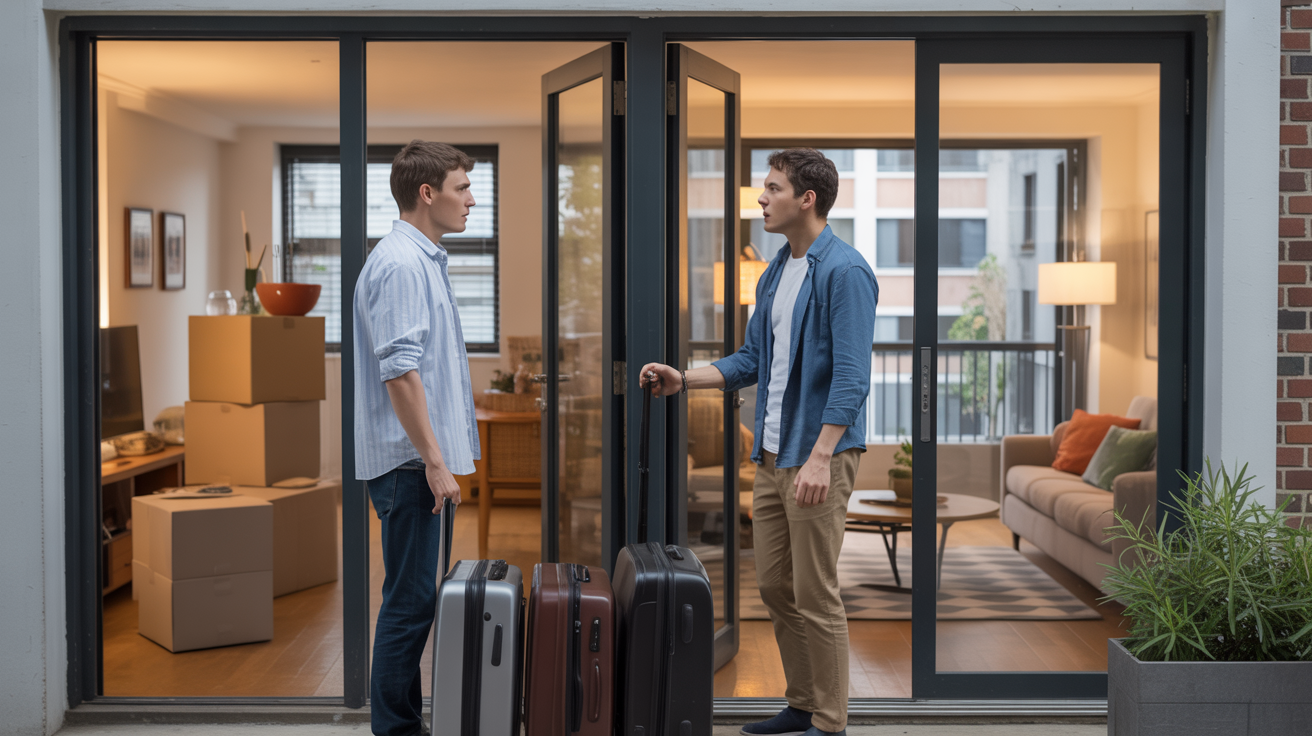 Former Roommate Shows Up Unexpectedly At New Apartment With Multiple Suitcases, Demanding To Move In