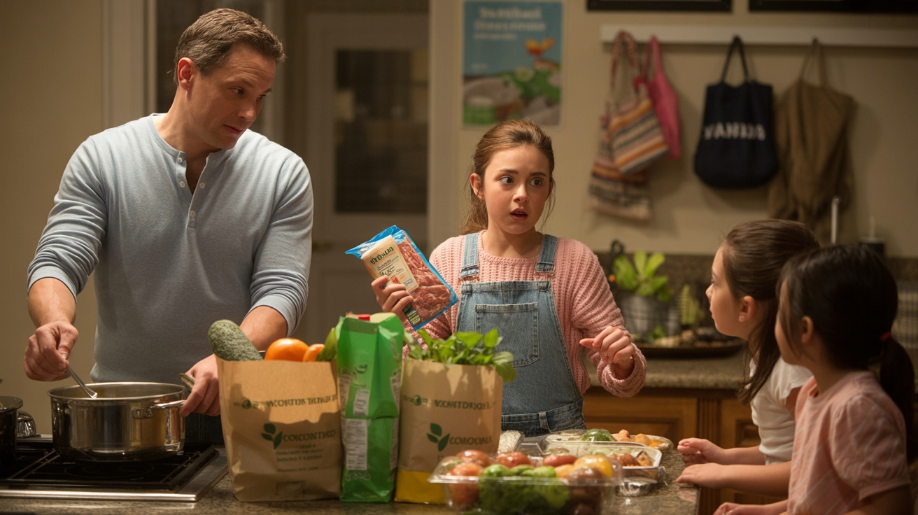 Stepdad Demands Teen Cover Costly Vegan Items All By Herself