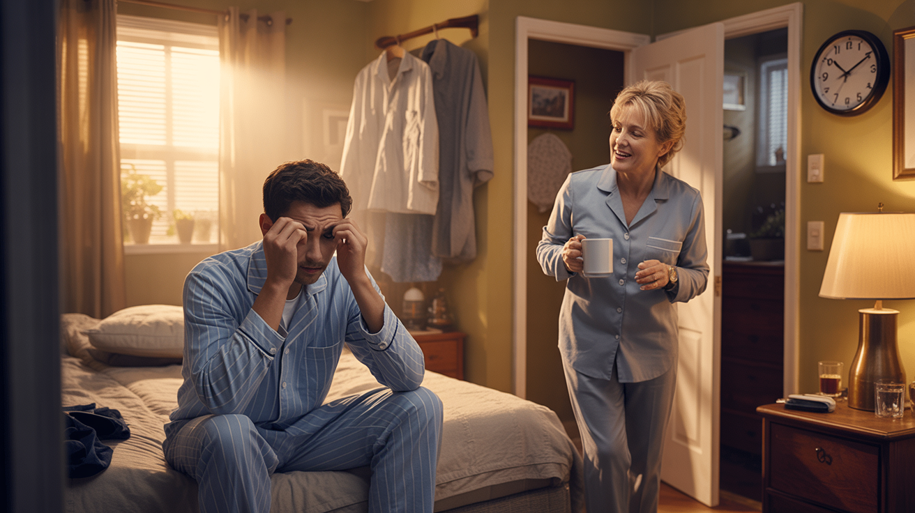 Man Faces Early Wake Ups From Mom Despite Exhausting Night Shifts