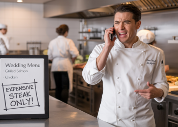 Wedding Guest Demands Custom Steak, Bride Serve Him With A Cold Dish Of Reality Check