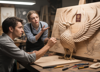 Artist Defends Bold Vision Then Storms Out After Instructor Questions Project