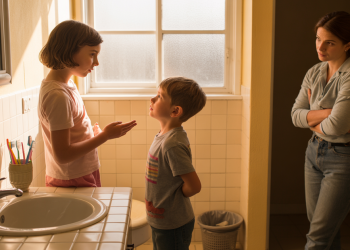 Stepmom Defends Open Bathroom Talk After Grandma Freaks Out Over Young Son