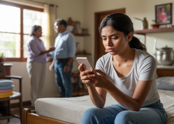 Wife Secretly Tracks Husband Choosing His Mother Over Her In Family Home