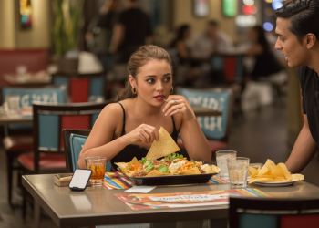 Woman Finishes Entire Plate Of Nachos Meant For Friends Arriving Late At Birthday Dinner