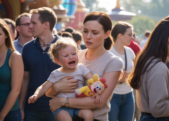 Toddler Throws A Fit While Waiting In Line At Disney World, Until Everyone Finds Out Her Condition