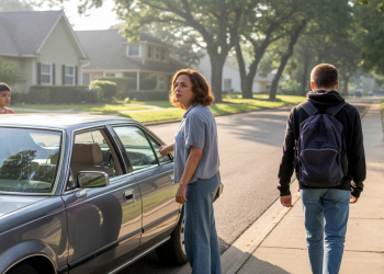 Neighbor Mom Stops Driving Friends Son To School After One Refused Favor