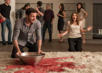 Man Dumps Entire Punch Bowl On White Carpet After Shocking Party Betrayal