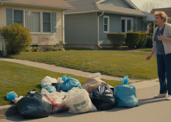 Careless Neighbor Dumps Trash Bags With Personal Clues, Eventually Gets Involved With Authorities
