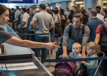 Ground Staff Refuses Granting Priority To Family With Kids At Airport Check