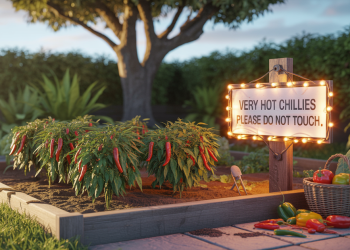 Homeowner Plants Fiery Surprise In Front Yard To Teach Neighbor Thieves A Spicy Lesson