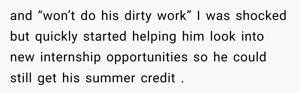 She Supported His Dreams, Paid the Bills, and Lived on Ramen, Until One Missed Pizza Order Changed Everything and “won’t do his dirty work” I was shocked but quickly started helping him look into new internship opportunities so he could still get his summer credit .