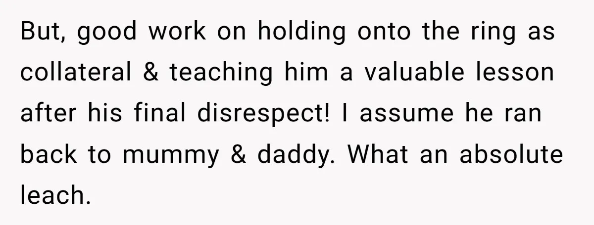 She Supported His Dreams, Paid the Bills, and Lived on Ramen, Until One Missed Pizza Order Changed Everything But, good work on holding onto the ring as collateral & teaching him a valuable lesson after his final disrespect! I assume he ran back to mummy & daddy. What...