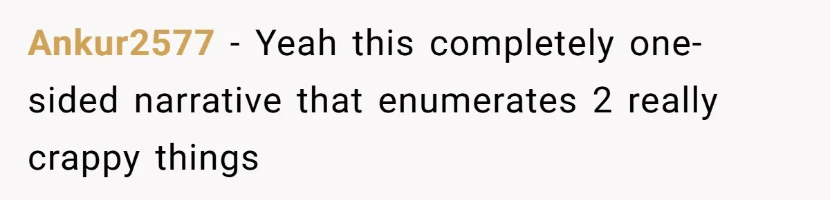 Dad Finally Leaves His Marriage After His Last Kid Moves Out, Is He Wrong? Ankur2577 − Yeah this completely one-sided narrative that enumerates 2 really crappy things