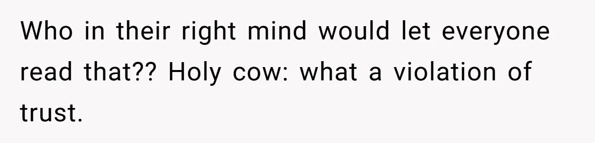 Father Digs Through Trash And Shares Son's Old Therapy Notebook With Entire Family Who in their right mind would let everyone read that?? Holy cow: what a violation of trust.