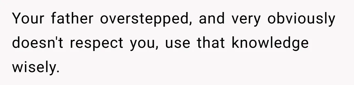 Father Digs Through Trash And Shares Son's Old Therapy Notebook With Entire Family Your father overstepped, and very obviously doesn't respect you, use that knowledge wisely.