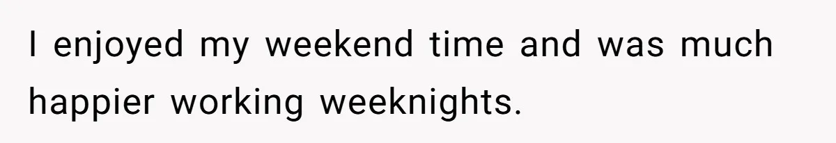 Boss Pushes Teen Too Far, He Quits And Shuts Down The Most Popular Pizza Place Within 2 Days I enjoyed my weekend time and was much happier working weeknights.