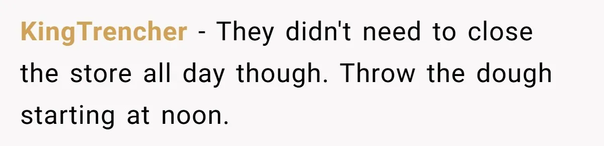 Boss Pushes Teen Too Far, He Quits And Shuts Down The Most Popular Pizza Place Within 2 Days KingTrencher − They didn't need to close the store all day though. Throw the dough starting at noon.