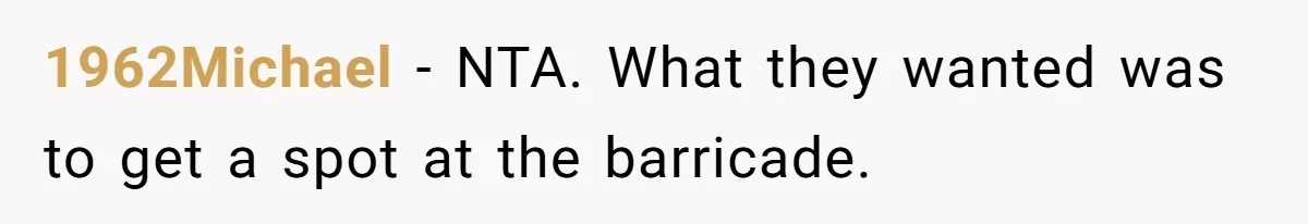 1962Michael − NTA. What they wanted was to get a spot at the barricade.