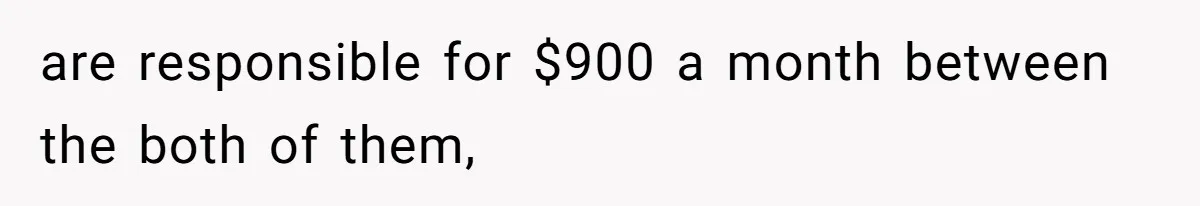Couple Faces Drama When Sister-In-Law Moves In With Baby And Demands Less Rent Because She’s A Stay-at-Home Mom are responsible for $900 a month between the both of them,