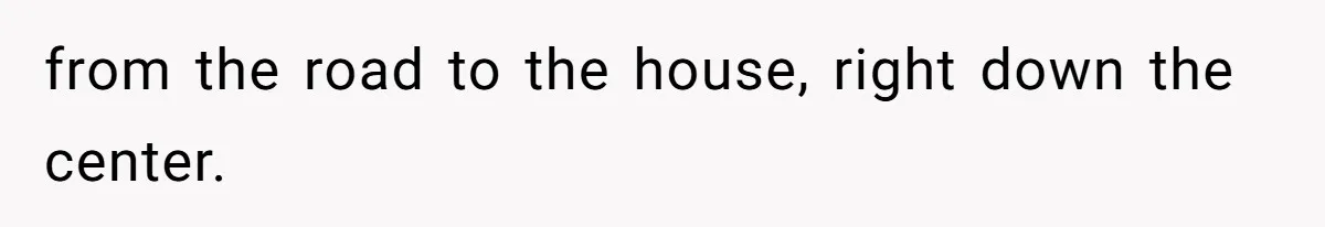 Neighbor Throws Bones Over the Fence, But This Man’s Petty Revenge Leaves Him Speechless from the road to the house, right down the center.