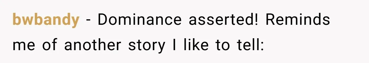 Neighbor Throws Bones Over the Fence, But This Man’s Petty Revenge Leaves Him Speechless bwbandy − Dominance asserted! Reminds me of another story I like to tell: