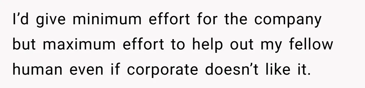This McDonald's Employee Gives Customers Extra Food And Doesn’t Care About The Consequences I’d give minimum effort for the company but maximum effort to help out my fellow human even if corporate doesn’t like it.