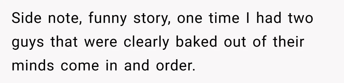 This McDonald's Employee Gives Customers Extra Food And Doesn’t Care About The Consequences Side note, funny story, one time I had two guys that were clearly baked out of their minds come in and order.