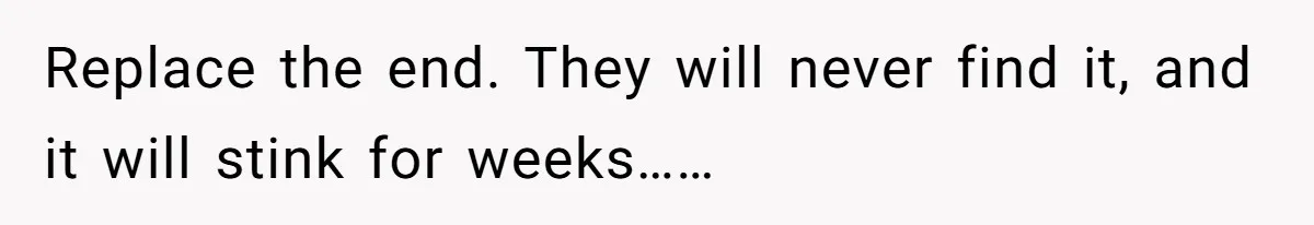 Roommates Leave The Kitchen A Mess, So She Decides To Feed The Ants Before Moving Out Replace the end. They will never find it, and it will stink for weeks……