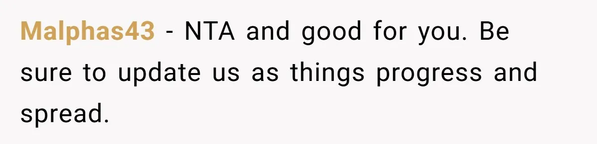 Malphas43 − NTA and good for you. Be sure to update us as things progress and spread.