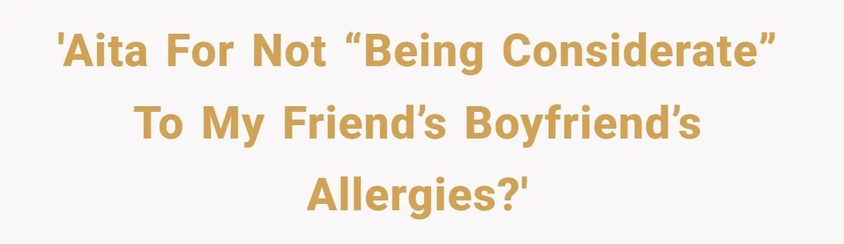 Woman Brought Pad Thai to a Potluck, Then Got Called “Inconsiderate” Over an Allergy No One Told Her About 'AITA for not “being considerate” to my friend’s boyfriend’s allergies?'