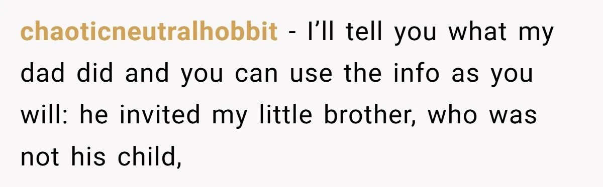 Man Faces A Heartbreaking Reality After His Wife Gives Birth To A Child That Isn’t His, Here’s What Happens Next chaoticneutralhobbit − I’ll tell you what my dad did and you can use the info as you will: he invited my little brother, who was not his child,