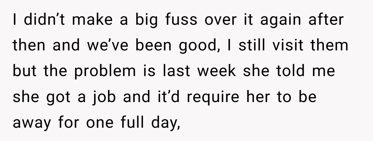 She Refused to Babysit Again After Her Sister Lied, Now She’s Being Called Selfish I didn’t make a big fuss over it again after then and we’ve been good, I still visit them but the problem is last week she told me she got...